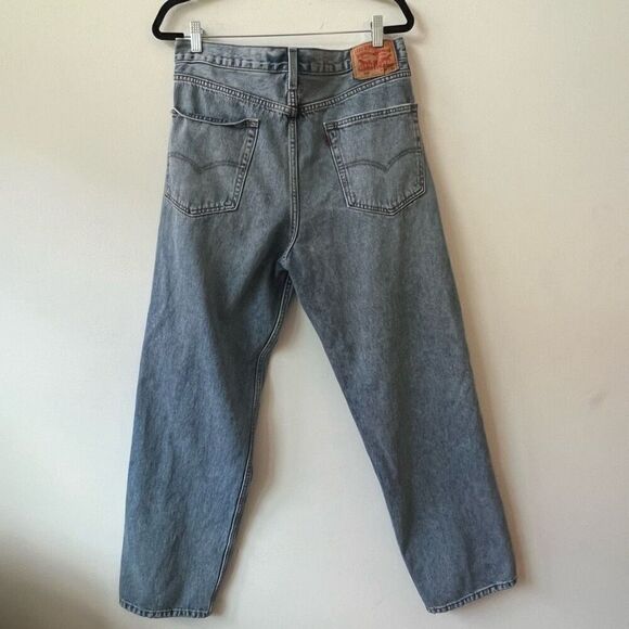 Levi's Men's Blue Five Pocket Distressed Denim Straight Leg Jeans Size 36X32 - Picture 2 of 15